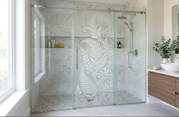 Premium shower door hardware finishes Bethesda MD